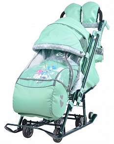 Коляска комбинированная - Ника детям, цвет мятный (Ника, НД7-4-2 МЯТНЫЙsim)